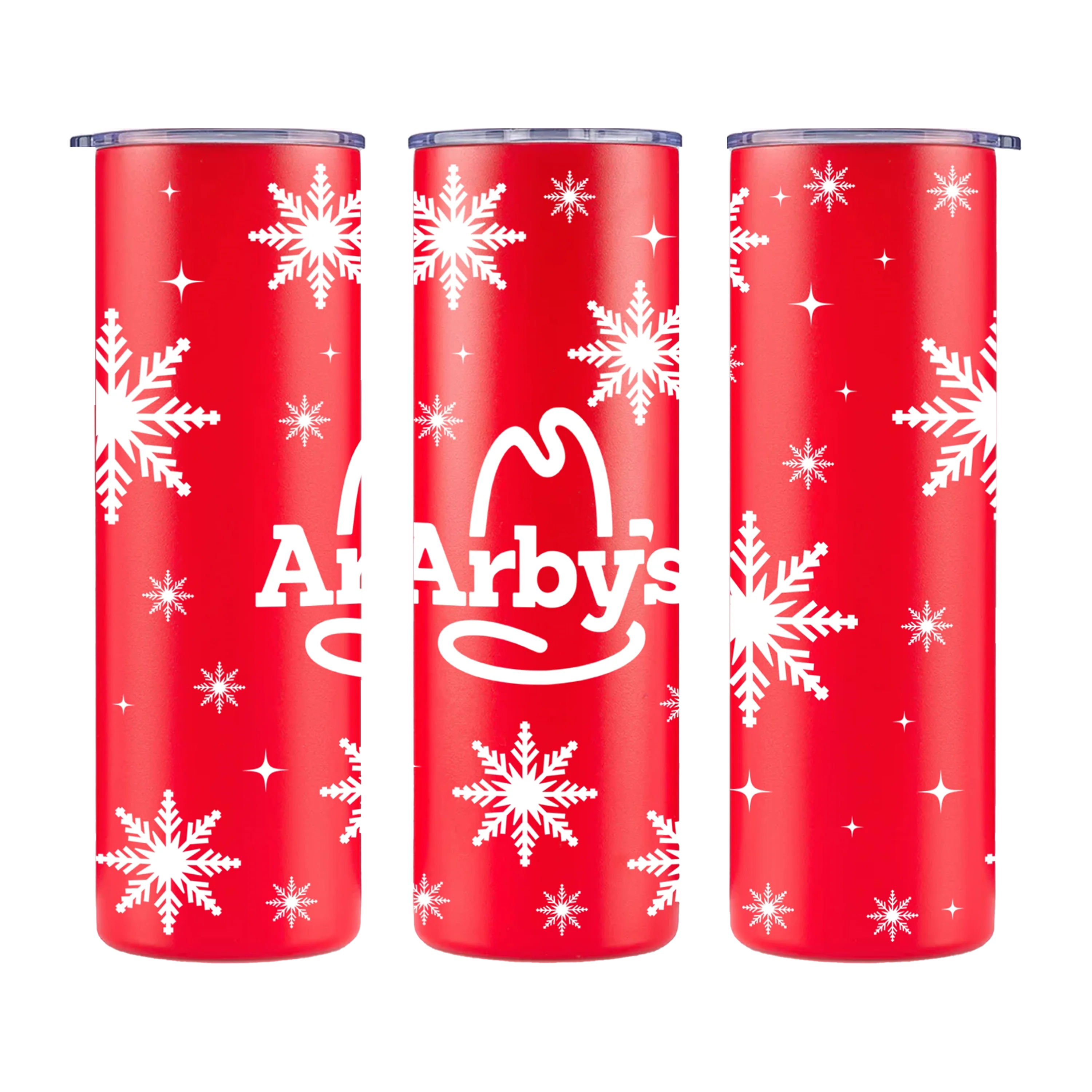 White Snowflake Tumbler